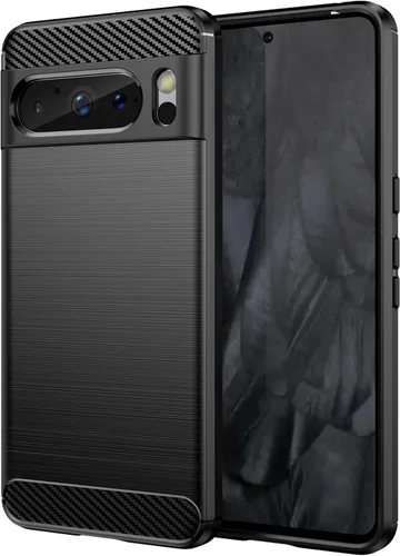 Vista 16 de Funda para Pixel 4 XL Google 4 XL Funda de fibra de carbono TPU suave antideslizante duradera ligera cubierta protectora para Google Pixel 4 XL