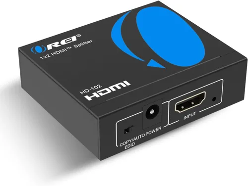 Vista 12 de OREI Interruptor HDMI 2.1 de 2 puertos 8K, 8K a 60Hz, 4K a 120Hz Negro azabache