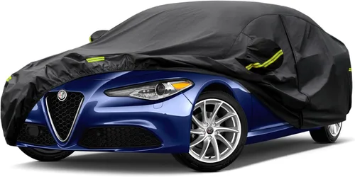 Vista 93 de Kaugung Funda para Coche de Ajuste Personalizado BMW Serie 3 E30 (1982-1994), 7 Capas Resistente al Viento Todo Clima Impermeable Cubierta Exterior