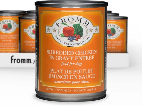 Vista 12 de Fromm Alimento húmedo para perros de carne de res triturada en salsa de cuatro estrellas - Caja de 12 latas