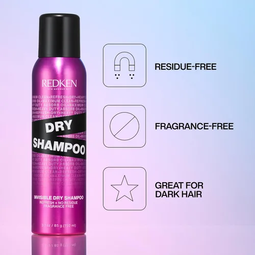 Vista 2 de Redken Champú seco invisible Para todo tipo de cabello Ligero y sin residuos Sin fragancia 3.1 onzas