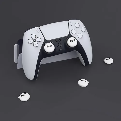 Vista 5 de PlayVital Cute Thumb Grip Caps for ps54 Controller, Silicone Analog Stick Cover for Xbox Series XS, Thumbstick Caps for Switch Pro Controller