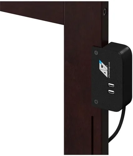 Vista 6 de Cama con plataforma de almacenamiento Queen en Espresso