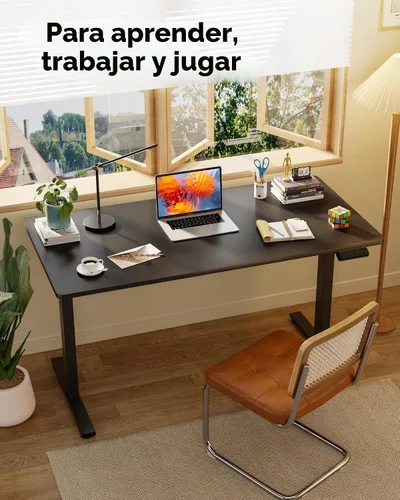Vista 4 de SANODESK Escritorio Eléctrico de Pie de 40 x 24 pulgadas, Superficie de Una Pieza, Escritorio de Altura Ajustable con Controlador de 6 Botones Marco