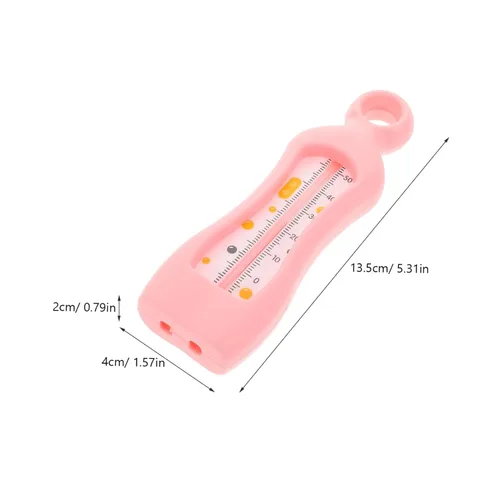 Vista 2 de MERRYHAPY Termómetro de baño Termómetro de agua de baño para recién nacidos, material de polipropileno resistente, fácil de usar