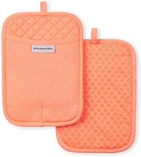 Vista 12 de KitchenAid Juego de 2 soportes para ollas asteroides, cielo aguamarina, 7 x 10 pulgadas