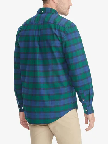 Vista 4 de Tommy Hilfiger Camisa de sarga de manga larga con botones para hombre en corte clásico