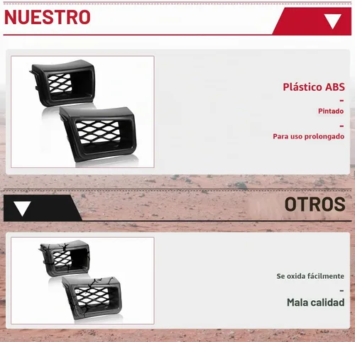 Vista 7 de HECASA Juego de conductos de aire de pinza compatible con Chevy Silverado 1500 2003-2007 negro parachoques delantero derecho e izquierdo conducto