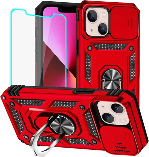 Vista 40 de HNHYGETE Funda para iPhone 12 Pro Max con protector de pantalla: [grado militar de 20 pies probada en caídas] Funda protectora para cámara Negro