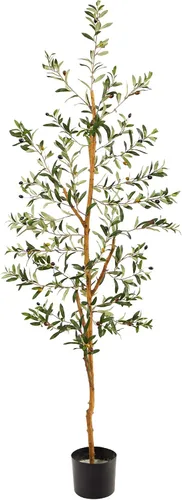 Vista 12 de Nearly Natural 3 ft Artificial Olive Tree with Natural Trunk for Decor