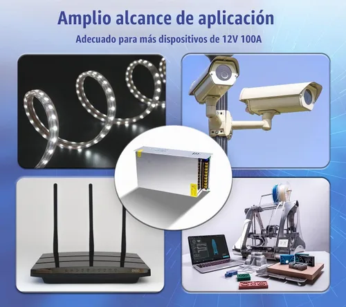 Vista 4 de Adaptador de fuente de alimentación de 12V 100A 1200W AC-DC