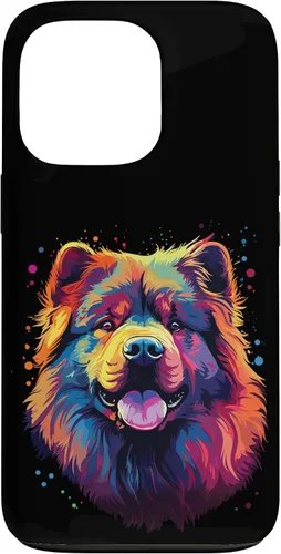 Vista 8 de Watercolour Colourful Dog Chow Chow Case for iPhone 16