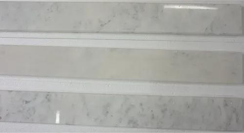Vista 4 de Sillas italianas de mármol pulido Bianco Carrara