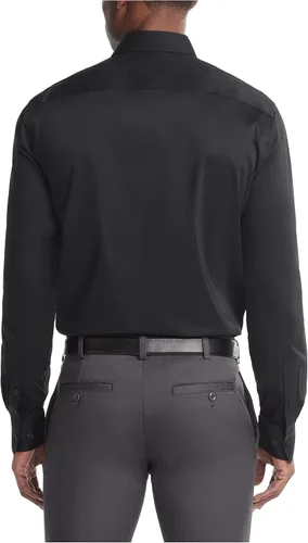 Vista 3 de Van Heusen Camisa de vestir para hombre, ajuste regular, cuello flexible, elástica, sin arrugas