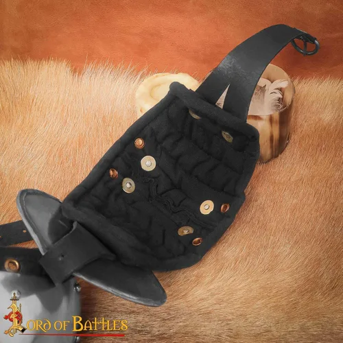 Vista 4 de Lord of Battles Armadura medieval de acero para juego de rol, armadura de pierna de policía perfecta para LARP, cosplay, Halloween, SCA, Renfair