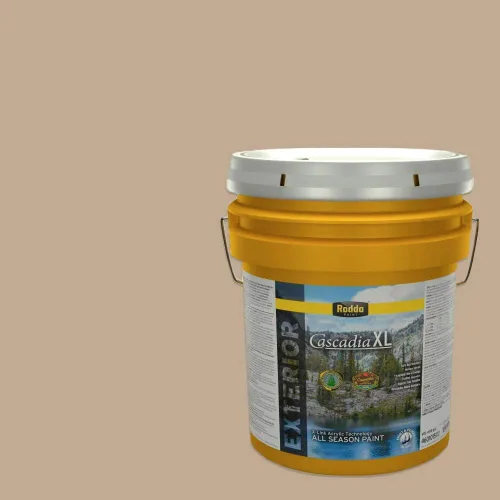 Vista 101 de Rodda Paint CASCADIA XL - Pintura satinada e imprimación para exteriores en uno, cuarto de galón, Aimee