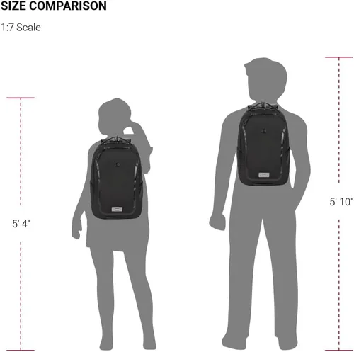 Vista 6 de SwissGear Shield Mochila para portátil, Negro