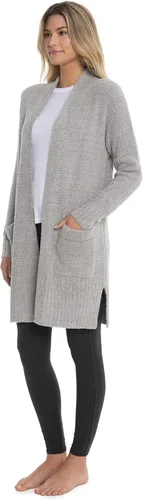 Vista 5 de Barefoot Dreams CozyChic Lite - Suéter largo de fin de semana Cardi, manga larga