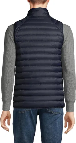 Vista 2 de Lands' End Chaleco de plumón ultraligero y plegable para hombre