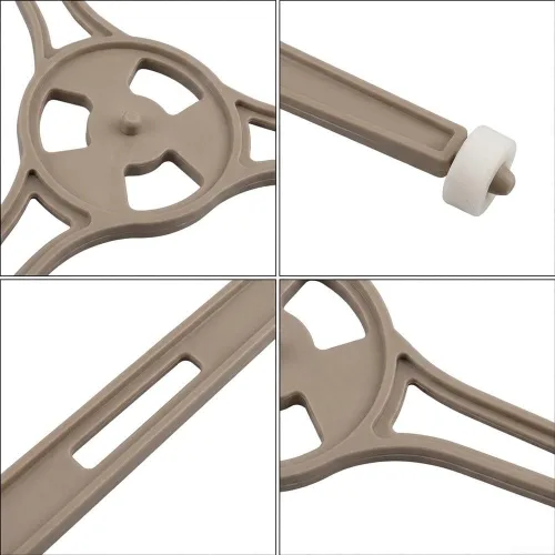 Vista 2 de Plastic Microwave Tray Support 8.8" OD 15mm Height