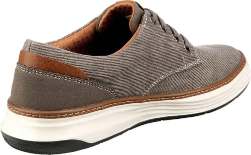 Vista 4 de Skechers de lona Moreno Oxford para hombre