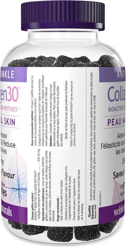 Vista 9 de Gomitas de colágeno bioactivo antiarrugas Collagen30
