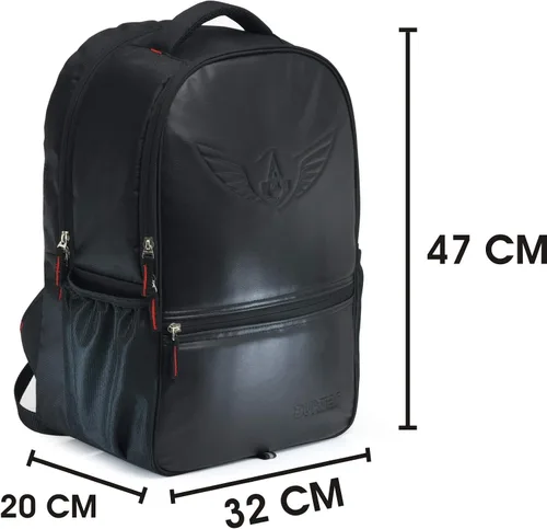 Vista 4 de Auxter Blacky - Mochila escolar de 30 litros con compartimento para ordenador portátil