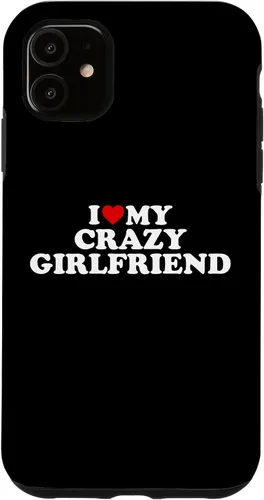 Vista 8 de Ich Liebe Meine verrückte Freundin GF - Rotes Herz [German Language] Case for iPhone 17