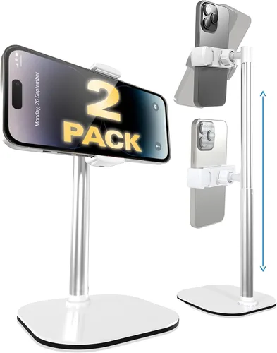 Vista 8 de COOPER ChatStand, soporte ajustable para teléfono celular para escritorio, soporte de teléfono para grabación, soporte para iPhone para filmar