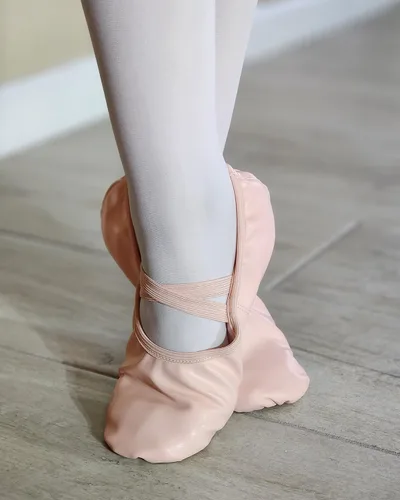 Vista 3 de Stelle Zapatos de ballet para niñas, zapatillas de baile de cuero suave, zapatos de bailarina para niños pequeñosniños grandesmujeres