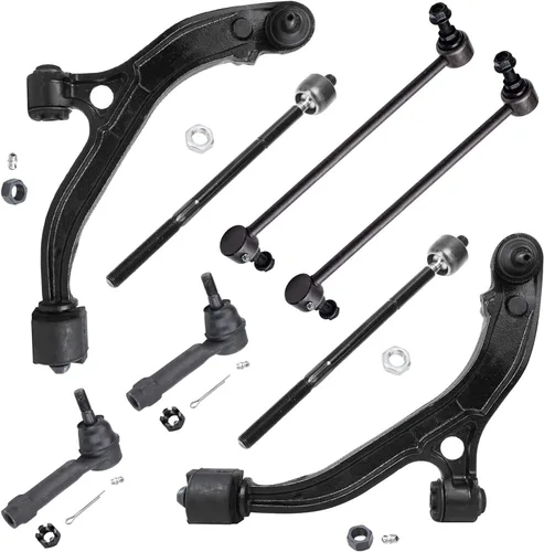 Vista 324 de Detroit Axle - Kit de brazos de control de extremo de 8 piezas para Toyota 2001-2003 Highlander 2002-2003 Camry Lexus ES300, 2 conjuntos de brazos