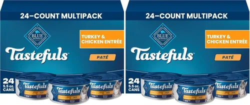 Vista 14 de Blue Buffalo Tastefuls Natural Pate - Comida húmeda natural para gatos, ternera, latas de 5.5 onzas (24 unidades) La carne de res real es lo
