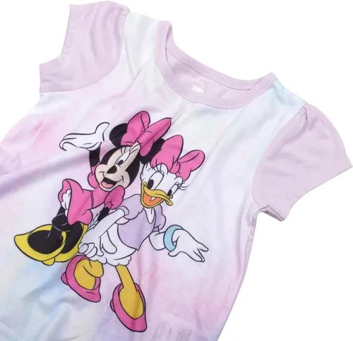 Vista 3 de Disney Conjunto de pijama de 3 piezas de Minnie Mouse para niñas Frozen Princesas Minnie Mouse