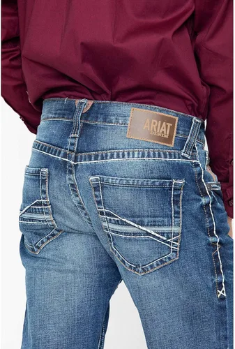 Vista 5 de ARIAT - Jeans M4 de tiro bajo y corte de bota para hombre