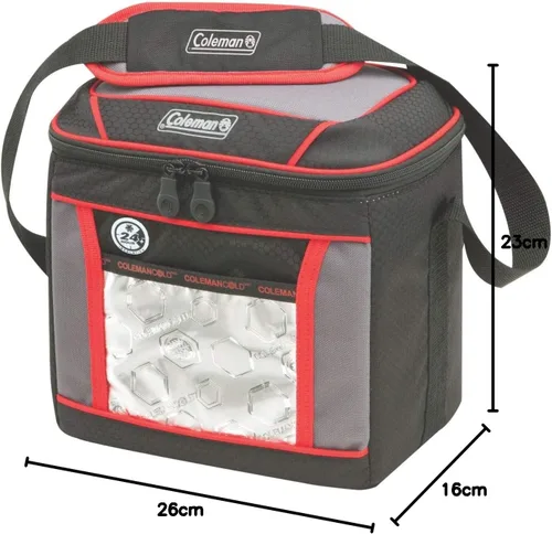 Vista 3 de Coleman Bolsa térmica suave Mantiene el hielo hasta 24 horas Enfriador de 30 latas con correas ajustables para el hombro Ideal para pícnics