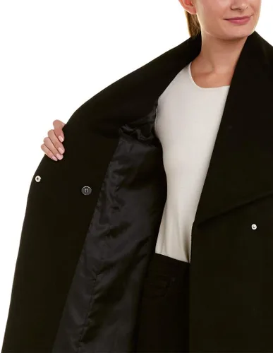 Vista 3 de Cole Haan Women's Belted Wool Classically Elegant Coat for Year-Round