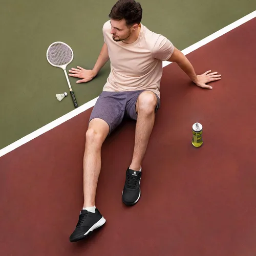 Vista 8 de FitVille Wide & Extra Wide Pickleball Shoes Men Tennis Racquetball Squash Shoes for Men All Court with Arch Support-Tennis V3