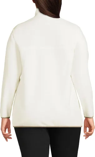 Vista 2 de Lands' End Sudadera Heritage con cuello a presión para mujer