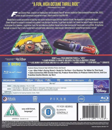 Vista 7 de Cars I and Cars II - Two Movie Bundling Blu-ray