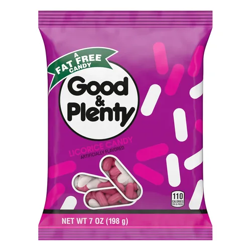 Vista 3 de Good & Plenty Regaliz sin grasa, bolsa de caramelos, 7 onzas