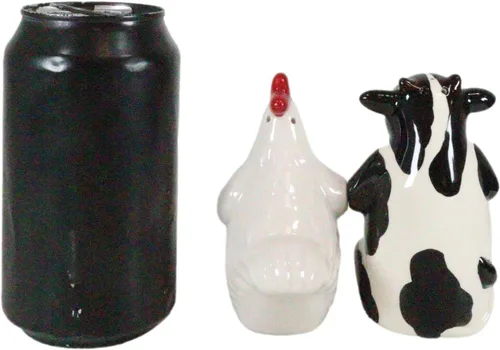 Vista 7 de Ebros Gift Holstein - Juego de cocteleras de cerámica para cocina y cocina, para organizar fiestas, aves de corral y ganado coleccionables