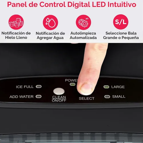 Vista 6 de Frigidaire - Máquina para hacer hielo, tamaño mediano