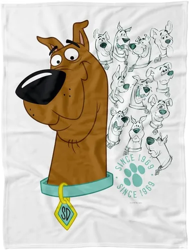 Vista 14 de LOGOVISION Scooby Doo Burst - Manta de forro polar de 36 x 58 pulgadas, explosión