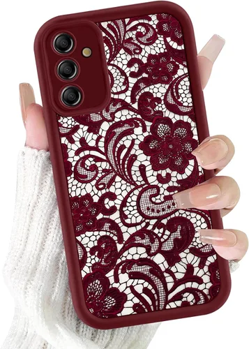 Vista 12 de Para Samsung Galaxy S24 5G 6.2''Cute Polka Dot Phone Case-Negro