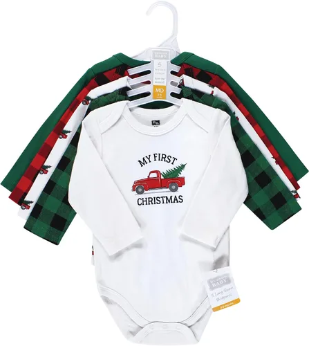 Vista 2 de Hudson Baby - Body de algodón de manga larga para bebé