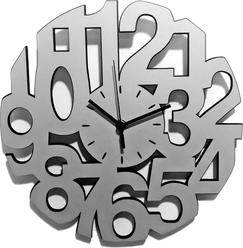 Vista 10 de Herramientas de trabajo de reloj de pared Diseño para constructores Decoración de taller