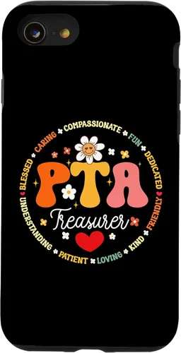 Vista 13 de iPhone 15 Parents Teacher Association Team Supporter PTA Treasurer Case