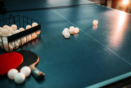 Vista 3 de Bolas de ping pong de calidad recreativa (1 estrella, 1.575 in)