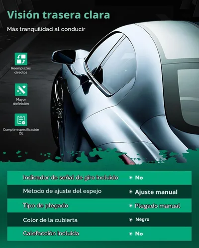 Vista 2 de SCITOO Espejo retrovisor lateral del conductor Se adapta a furgonetas Ford