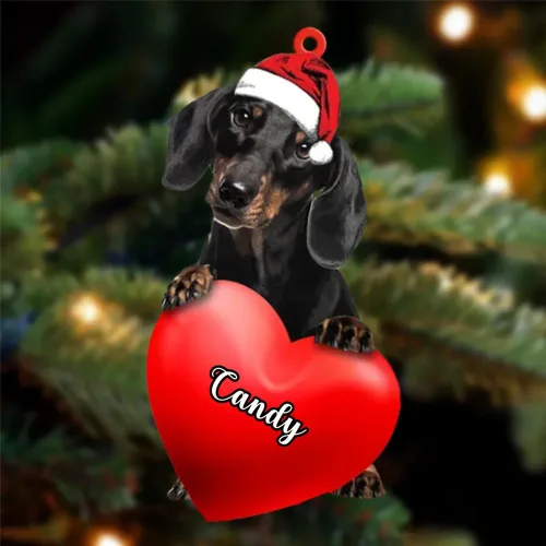 Vista 33 de Adornos de Navidad personalizados para perros, nombre personalizado, adorno de Malamute de Alaska, adornos acrílicos, regalos de Navidad, amantes